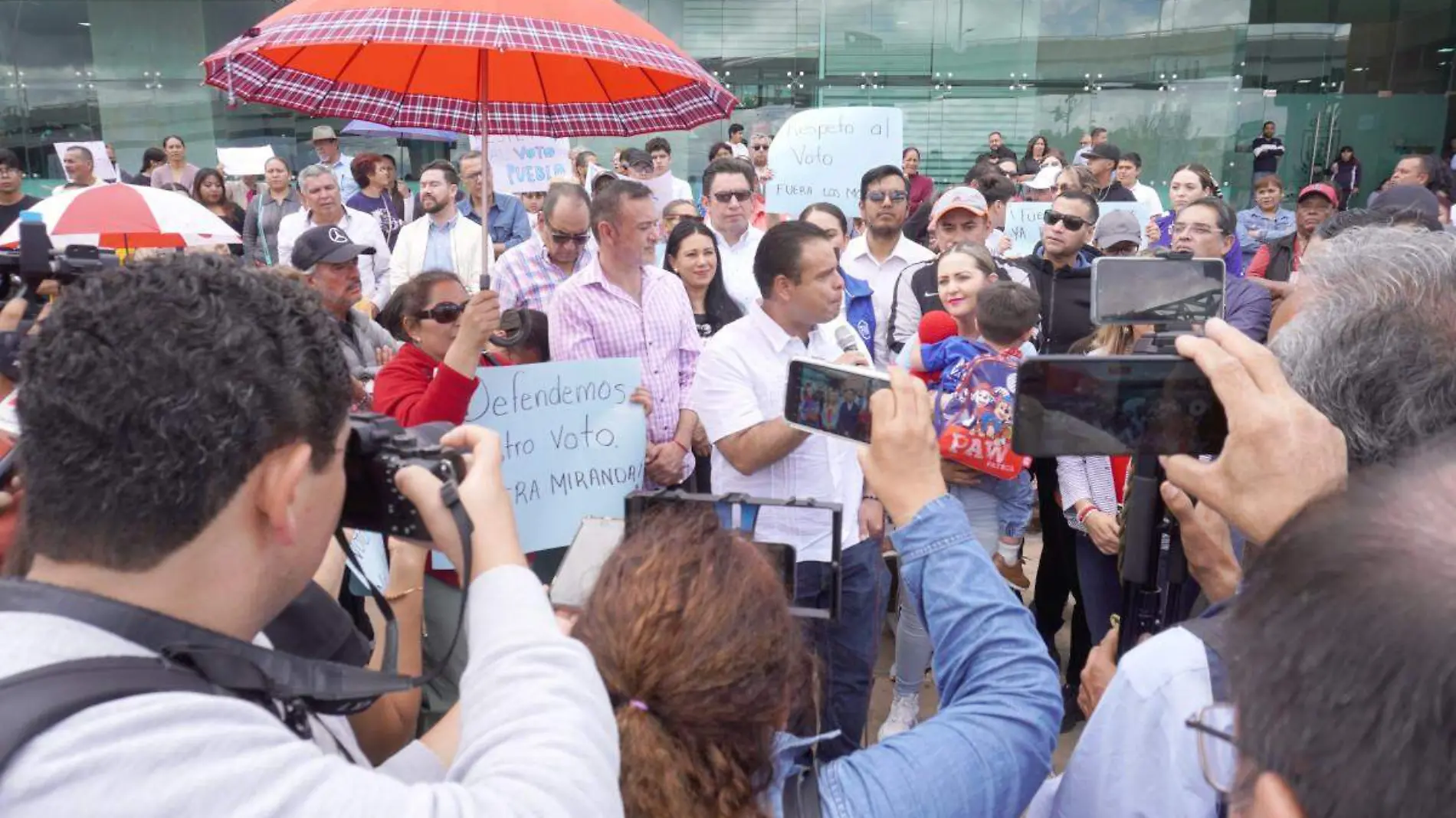 Protesta de Miguel Varela